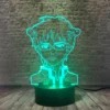 Flash 3D Illusion LED Table Nightlight Colorful Changing Light Manga Model The Disastrous Life of Saiki 2 - Saiki K Merch